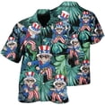 thumbnail image 4 of Camisas hawaianas con estampado 3D de animales y perros para hombres, camisas de playa de manga corta para hombres y mujeres, camisetas de talla grande, camisas, 4 of 5