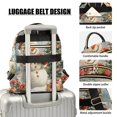 thumbnail image 4 of JIALIOU Mini Backpack Purse for Women Quilted Casual Daypack Small Travel Shoulder Bag, Snowman with Christmas Tree, 4 of 7