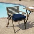 thumbnail image 3 of ARDEN Outdoor Seat Cushion, 19 x 19, Sapphire Blue Leala, 3 of 12