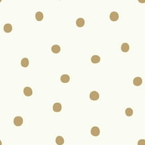 Large Gold Dot Peel and Stick Wallpaper