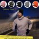 thumbnail image 4 of Gorro de punto con luz LED, recargable por USB, 4 luces LED, unisex, cálido, para invierno, con linterna, 4 of 5
