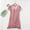 Watermelon Red, variant on Fazvaoo Women Nightgowns Short Sleeve V-Neck Nightgowns Casual Loose Soft Plain Nightdress(Green,Size M-XXL)