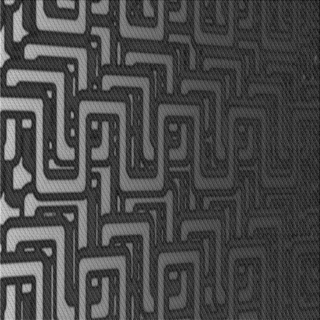 Ahgly Company Machine Washable Indoor Square Transitional Charcoal Black Area Rugs, 4' Square