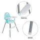 thumbnail image 3 of KIDDOS, Silla Periquera Para Bebe Alta Plegable Portatil 3 En 1, 3 of 4