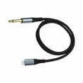 thumbnail image 2 of USB C To 1/4 inch 6.35mm Audio Cable HiFi Sound Copper Shielded Aux Cord for Amplifier Speaker Mixing Console, 2 of 9