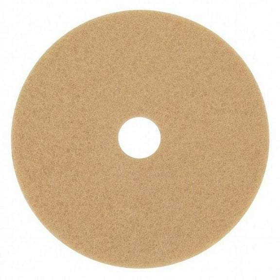 1PACK 3M 3400 Burnishing Pad, 17 In, Tan, PK5