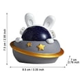 thumbnail image 3 of Flying Saucer Shaking Head Astronaut Starry Ornament, 3 of 9