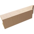 thumbnail image 6 of Ekena Millwork 6"W x 4"H x 20"L Burlington Woodgrain TimberThane Rafter Tail, Primed Tan, 6 of 6