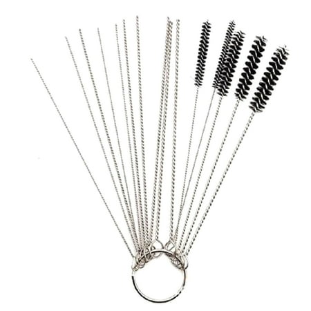 

15pcs Portable Jet Cleaner Tool Kit Motorcycle 10pcs Needles 5pcs Brushes Car