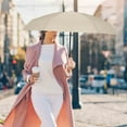 thumbnail image 1 of Dvkptbk Mini Travel Sun Umbrella for Purse, Small Compact Capsule Umbrella Protection Sun, Lightweight Portable Parasol Windproof Umbrella for Women Men (Beige), 1 of 9