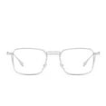 thumbnail image 2 of 3 Pairs of Womens Fashion Blue Light Blocking Oversized Reading Glasses 3.0, Metal Silver Square Spring Hinge Readers +3.00, 2 of 3