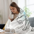 thumbnail image 7 of Pokemon Ninetales Blanket Flannel Blanket Throws Cute Warm and Comfortable Indoor Camping Blanket 40"*50" （100*130cm）, 7 of 7