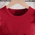 thumbnail image 5 of ATOGUTA Toddler Girl Dresses 4T-8 Sleeveless Dresses Casual Flared Dresses Summer Outfits Wine, 5 of 5