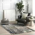 thumbnail image 2 of nuLOOM Carolyn Modern Shag Area Rug, 3' 3" x 5', Cream, 2 of 4