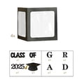 thumbnail image 7 of 2026 Graduation Party Decoration Set Black Balloon Boxes With Letters Shining Photo Props Decoration Event & Party Graduation Decorations, 7 of 7