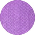 thumbnail image 1 of Ahgly Company Indoor Round Solid Purple Modern Area Rugs, 7' Round, 1 of 4