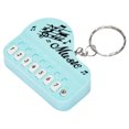 thumbnail image 2 of 1Pcs Porte-Clés Instrument Bleu Ciel Mini Clavier pour Usage Quotidien, 2 of 8