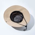 thumbnail image 2 of Men's Sun Hat UPF 50+ Wide Brim Bucket Hat Windproof Fishing Hats, 2 of 7