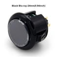 thumbnail image 4 of ZheElen LED Push Button Cool Small Rocker Buttons Multipurpose Fashionable Special Design Arcade Press Gaming Game Machine Arcades Black 24mm Blue Light, 4 of 8
