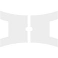 thumbnail image 4 of 38"W x 25 3/8"H x 3"ID x 8 1/4"C x 1"P Haven Architectural Grade PVC Contemporary Ceiling Medallion, Two Piece, 4 of 11