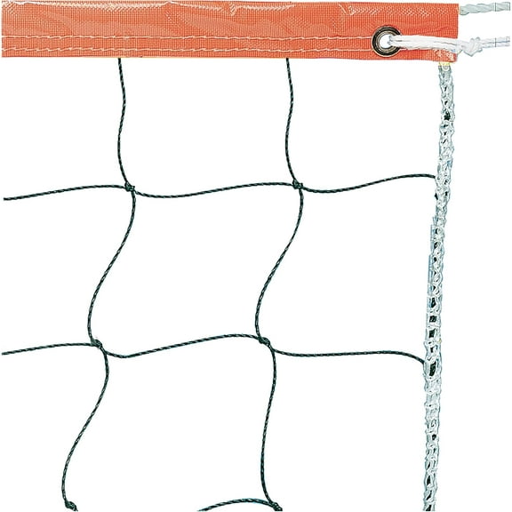 Champion Sports Vinyl Volleyball Nets, 32 x 3-feet, Neon Orange