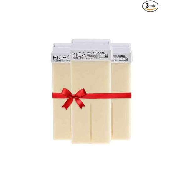 RICA Wax White Chocolate Roll-On Wax Kit For Women(Set Of 3 Refill Wax) 100 Ml