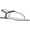 Pewter Mirror Patent, variant on Women's Steele Thong sandal