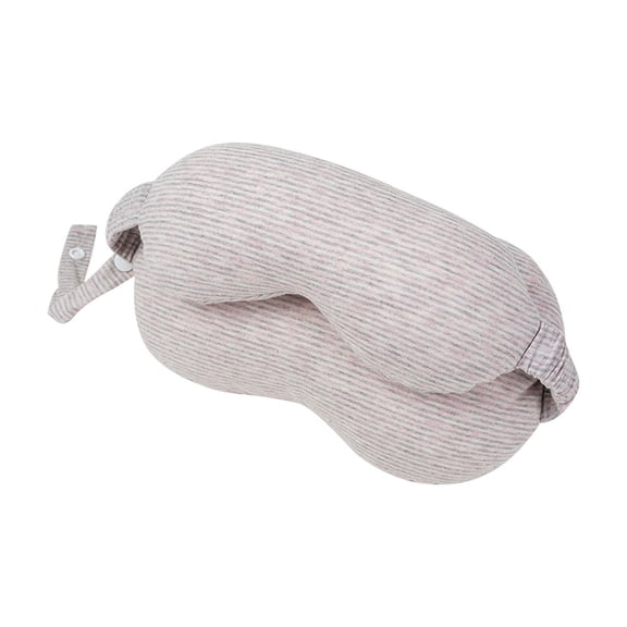 2 In 1 Travel Pillow, U Shaped Neck Cushion with Eye Mask Memory Foam Support, Portable Sleeping Pillow for Airplane Car Office and Home Use, Pillows for Couch
