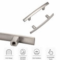 thumbnail image 3 of Fitviso 10 Pack 3 Inch(76mm) Hole Center Brushed Nickel Arch Cabinet Pulls Kitchen Cabinet Handles for Bedroom Cupboard, 3 of 9