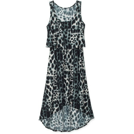 Alexis Taylor Women's Hi-Low Overlay Tank Dress