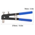 thumbnail image 3 of 86Pcs Rivet Nut  Set, PVC Anti-Skid Handle Thread Hand Riveter With Box For Automotive Railway Furniture Instrument, 3 of 8