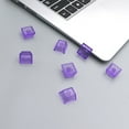 thumbnail image 2 of CIYISON Original Height Keycaps Matte Frosteds Texture NonEngraved Transparents Keycaps, 2 of 12