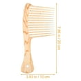 thumbnail image 2 of Wooden Afro Comb Wide Tooth Teasing Combs Hair Man, 2 of 6