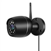 Security Cameras, GOAOFOEOI 1080P WiFi Full Metal Case Cameras for Home Security Outdoor Waterproof Surveillance Bullet Camera Two-Way Audio, Motion Detection Alert, SD Card Cloud, Works with Alexa