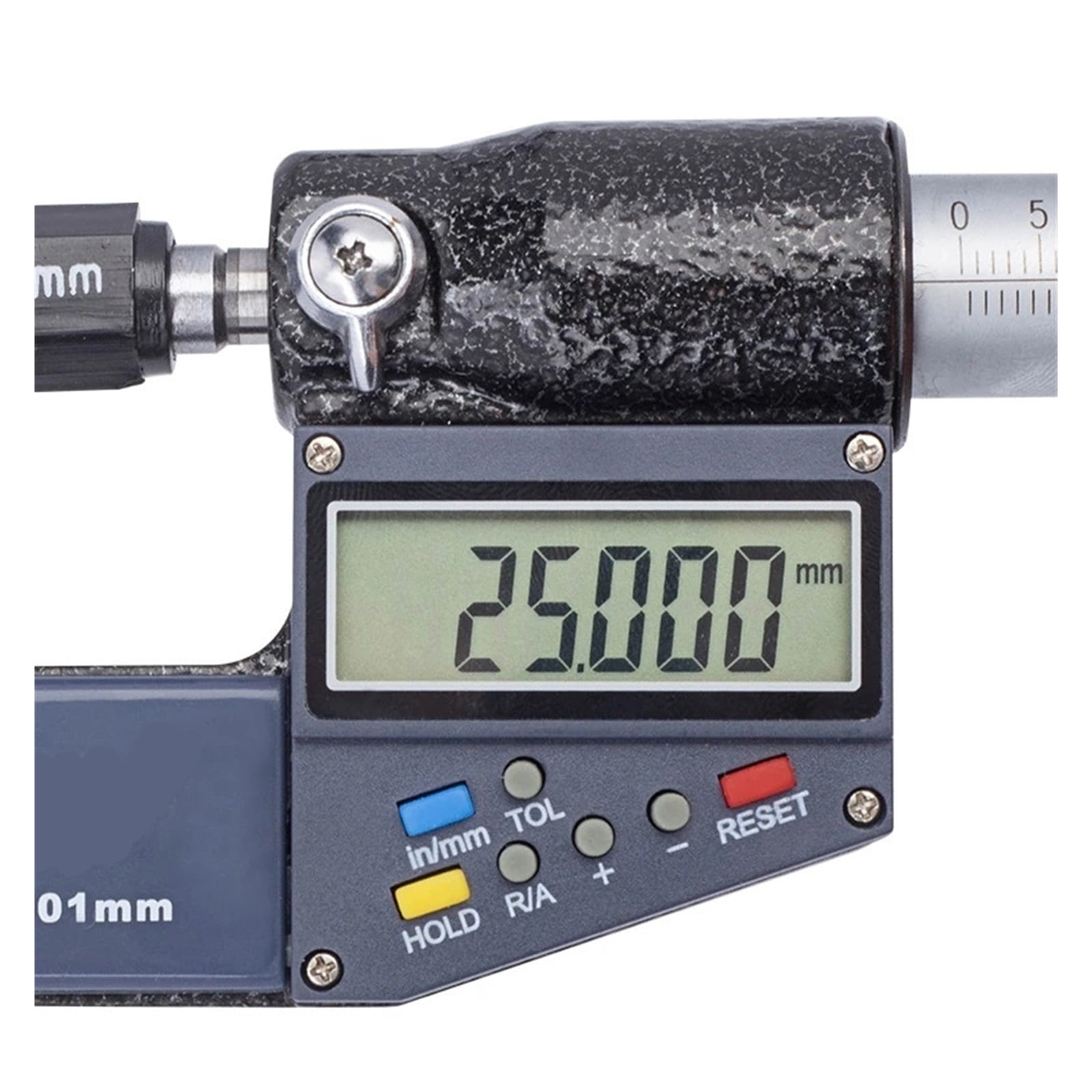 Syntek 0.001mm Electronic Digital Outside Micrometer 0-25-50-75-100mm Caliper Gauge Meter Carbide Tip Measure Tools ,Precision Measuring