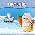 thumbnail image 2 of Pudgy Penguins Plush Buddie (1) with Giraffe Skin and a Teddy Bear Hat Black and White Penguin with Multicolor Accessories, 2 of 7