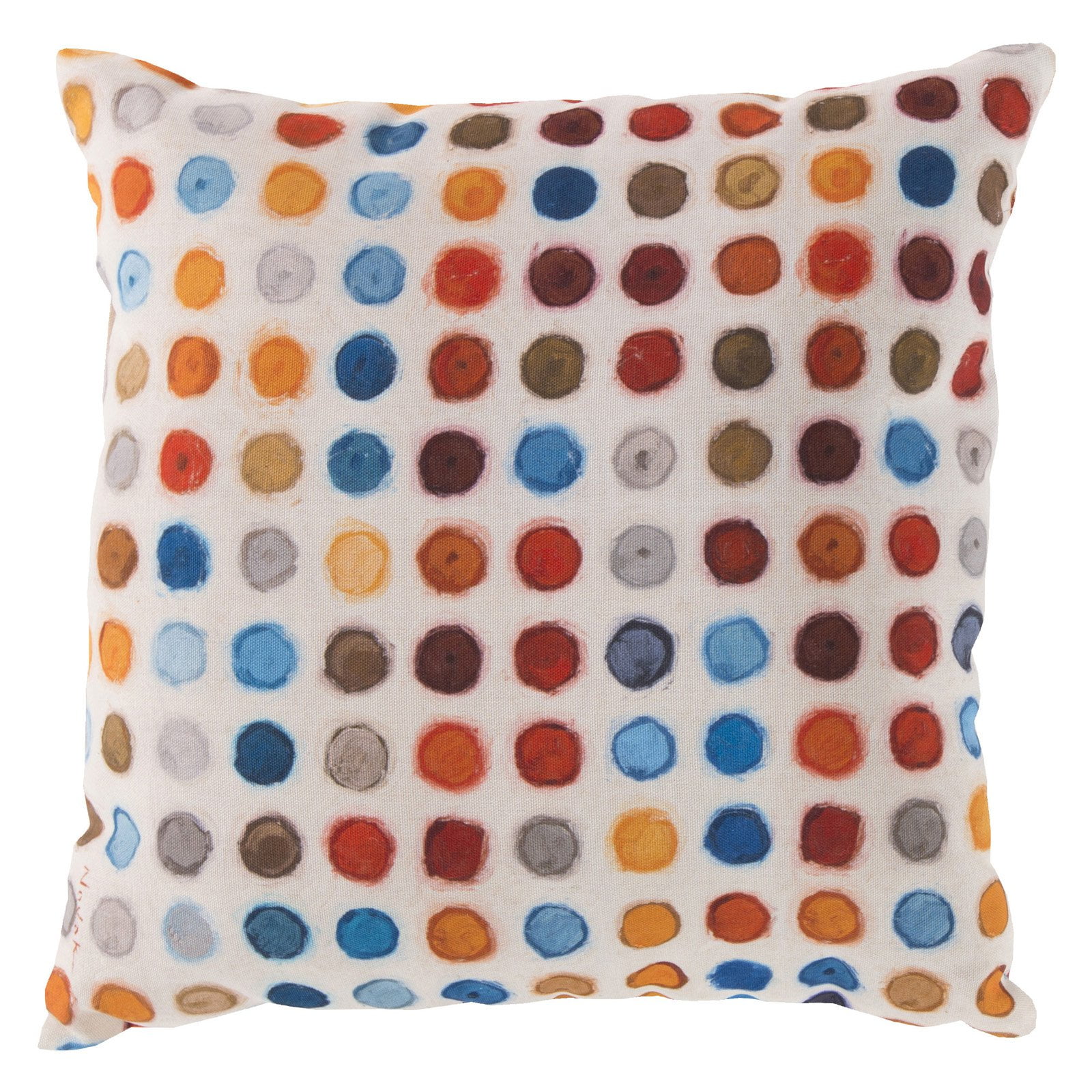 polka dot outdoor pillows