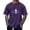 Purple, variant on COSFO Cross Men T Shirts Short Sleeve Summer Crew Neck Tops Relaxed Fit Lightweight Pullover Mens Graphic Tees