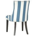 thumbnail image 5 of SAFAVIEH Lester 19" H Contemporary Glam Dining Chair, Blue/White/Espresso, Set of 2, 5 of 10