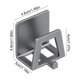 thumbnail image 3 of Organizador de estanterías para fregadero de cocina | Estante metálico impermeable montado en la pared | Gris o blanco | 4,5x4,5cm | Sujeta esponja, tapa de ollas, tabla de cortar, ganchos para, 3 of 6