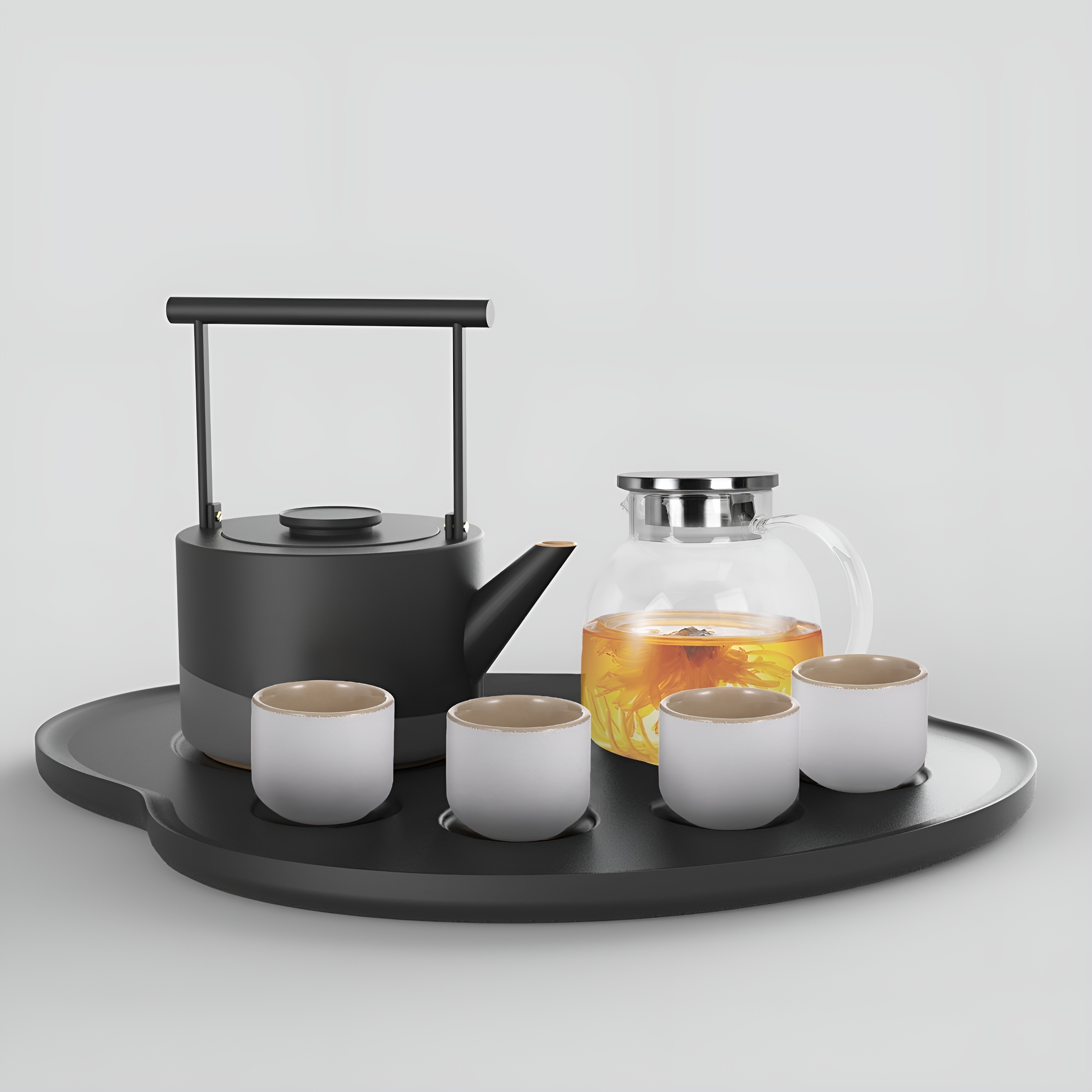 ACDANC Small Pitcher with Lid Glass Water Bottles Tea 1 Gallon Juice Containers Lids for Fridge