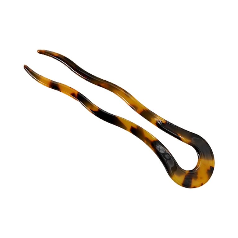 French Twist Hair Stick Clip Vintage Celluloid Acetate Large  display picture 1
