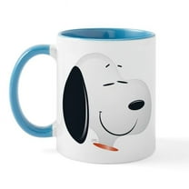 CafePress - Peanuts Snoopy Emoji - 11 oz Ceramic Mug - Novelty Coffee Tea Cup