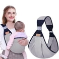 thumbnail image 2 of Mochila para bebés y niños pequeños Versátil, se lleva cruzada al frente, ideal para recién nacidos Fácil de usar, portátil, imprescindible para viajes al aire libre Diseño ergonómico Modo B, 2 of 4