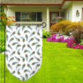 thumbnail image 3 of Wukai Colorful Grass Print Garden Flag 12.5x18 Inch Double Sided Sun-resistant Rain-resistant, Wrinkle-resistant Colorfast(Only Flag), 3 of 7