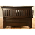 thumbnail image 4 of Albany Futon with storage in Rustic Walnut Finish, Multiple Colors, 4 of 6