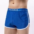 thumbnail image 5 of Sexy Men Ice Silk Seamless Boxer Briefs Pouch Underwear Shorts Trunks Underpants, 5 of 11