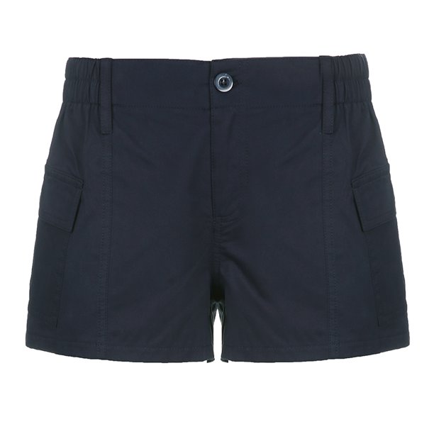 Pantalones cortos Harajuku lisos para mujer, estilo gótico vintage grunge con bolsillos, estilo cargo, ropa de calle ajustada con cintura elástica, ropa de los años 90