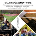 thumbnail image 2 of Beaupretty 4pcs Bungee Chair Replacement Cord Latex White for Camping Use, 2 of 6