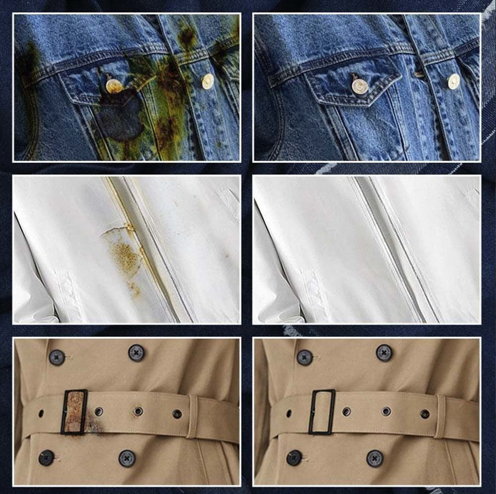 Fabric Rust Stain Remover Safe to Use Waterless Clothing Cleansing Remove  Rust and Iron Corrosion Wash Agent on Any Fabric